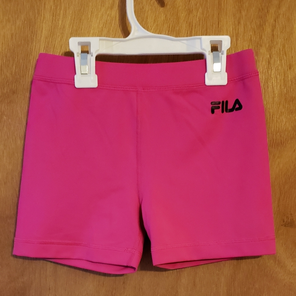 Girls Fila Hot Pink Shorts Size: Medium (10/12)